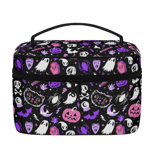 Everything Spooky 22 Pink Purple Lavender Cosmetic Bag