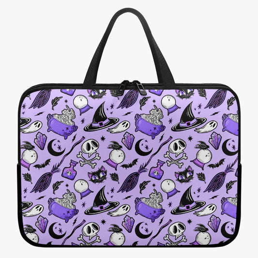 Magick Curio Lavender Back Purple Orchid Laptop Sleeve