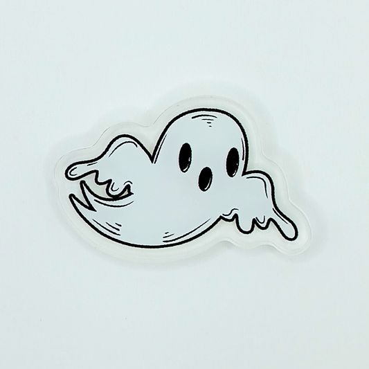 Cute Ghostie Spooky Halloween Acrylic Pin