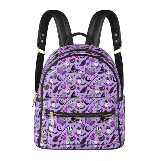 Magick Curio 2023 Hot Pink, Purple, Lavender, Orchid Faux Leather Mini Backpack Purses