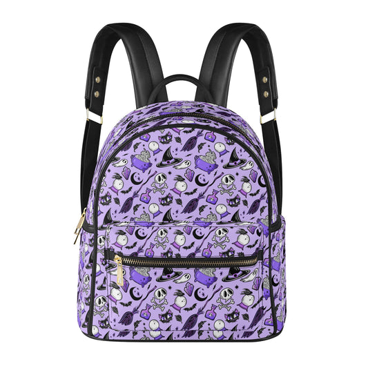 Magick Curio 2023 Purple, Orchid Faux Leather Mini Backpack Purses