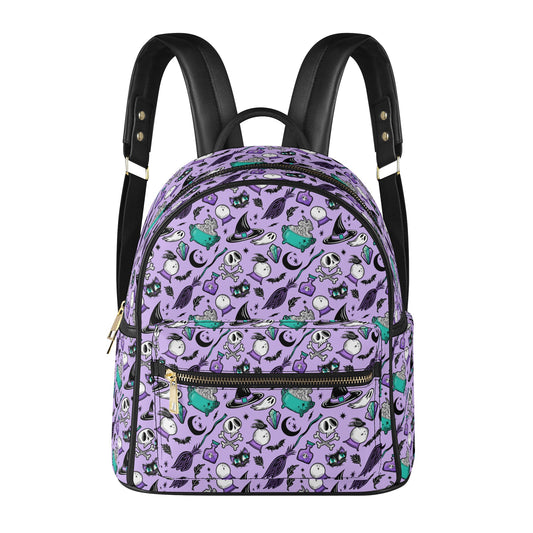 Magick Curio 2023 Turquoise Lavender Purple Faux Leather Mini Backpack Purses