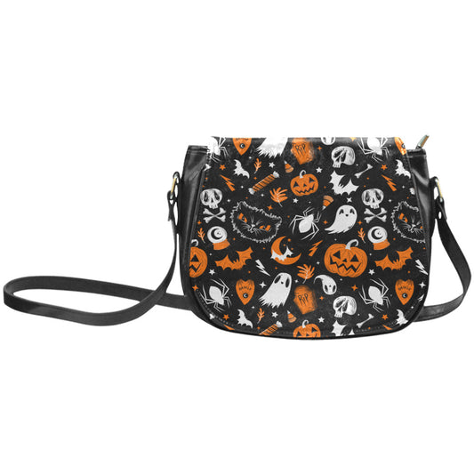 Everything Spooky 2022 Faux Leather Saddle Purse