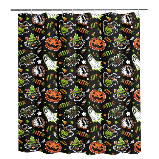 Trick or Treat 24 BWOG Shower Curtain