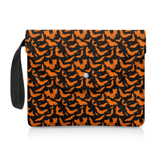 Batty Bats BO Spooky Gothic Halloween Book Kindle Planner Sleeve with Strap