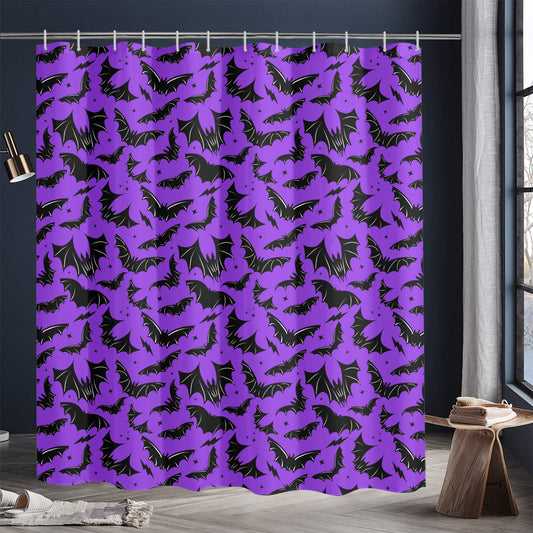 Batty Bats 23 Gothic BWPRP Shower Curtain