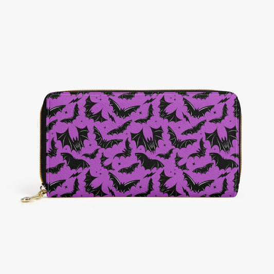 Batty Bats 2023 Orchid Zipper Wallet