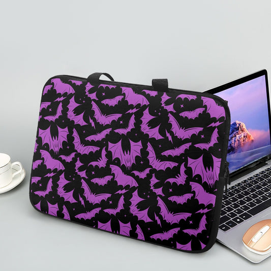 Batty Bats 2023 Black with Orchid Laptop Sleeve