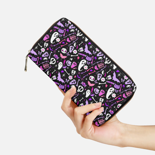 Kreepy Kreeps 2020 Lavender, Orchid, Pink Zipper Wallet