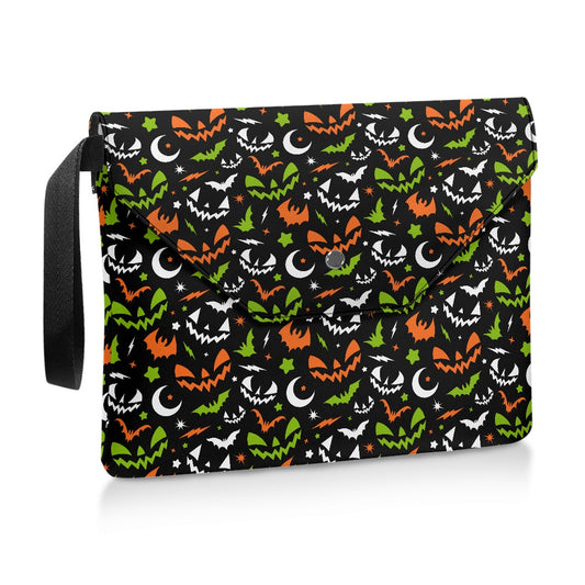 Fun Frights BWOG Spooky Cute Halloween Book Kindle Planner Sleeve with Strap