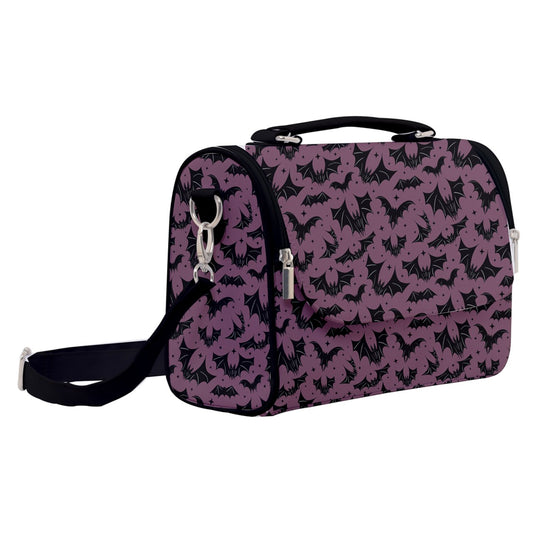 Batty Bats 2022 Black, Mauve Satchel Purse