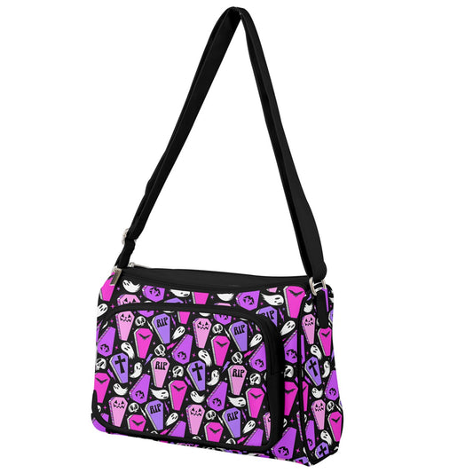 Coffins 2023 Pink Orchid Lavender Double Compartment Purse