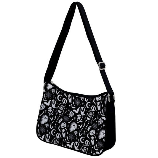 Dearly Departed 2021 Black White Shoulder Purse