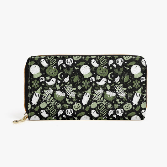 Haunted Hideaway 2022 Sage Zipper Wallet