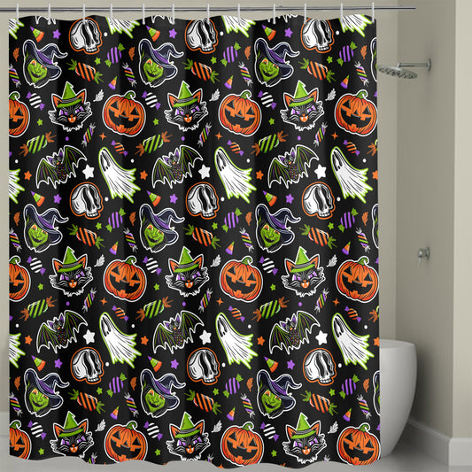 Trick or Treat 24 BWOGP Shower Curtain