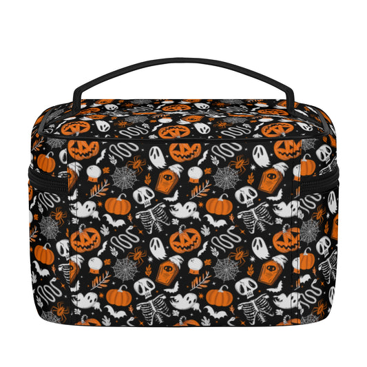 Everything Halloween 2022 BW Orange Cosmetic Bag