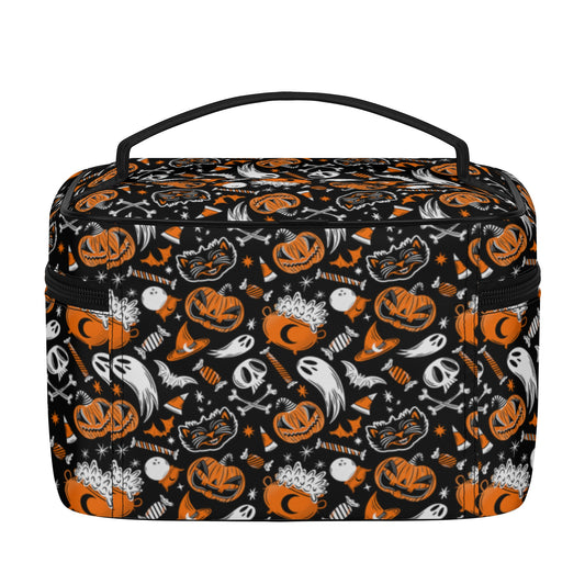 Trick or Treat 2023 Orange Cosmetic Bag