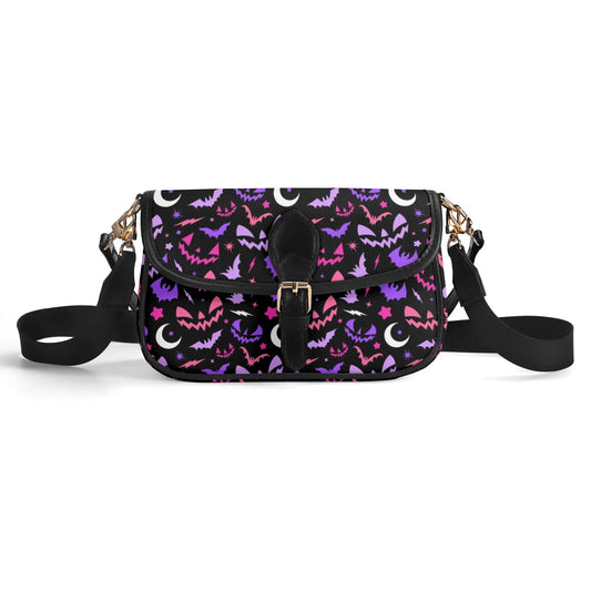 Fun Frights BWPP Buckle Faux Leather Purse