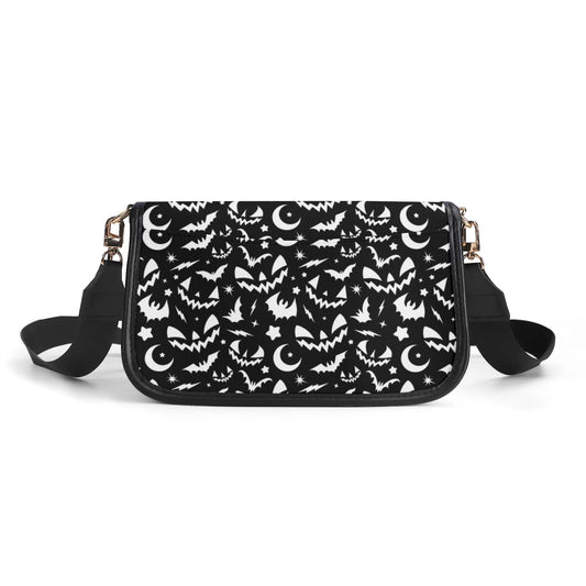 Fun Frights BW Buckle Faux Leather Purse