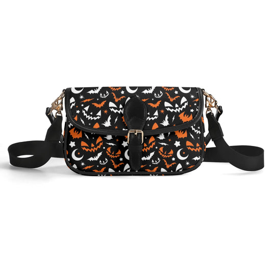 Fun Frights BWO Buckle Faux Leather Purse