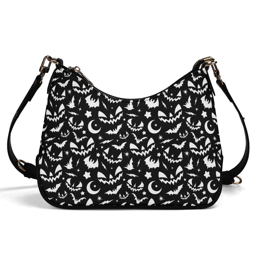 Fun Frights Retro Cute BW Faux Leather Purse