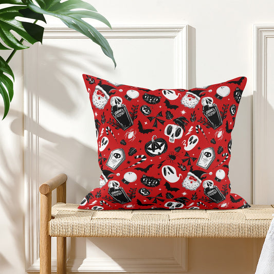 Cemetery Creeps 22 Spooky Creepmas Xmas Pillow Cover - Available in 5 Sizes