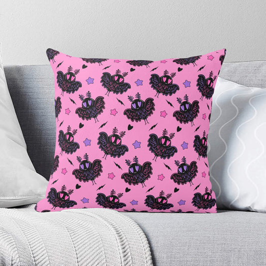 Spooky Cute Mothman Valloween Pillow Cover - Available in 5 Sizes