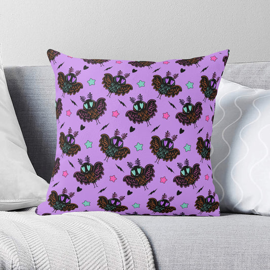 Spooky Cute Mothman Valloween Pillow Cover - Available in 5 Sizes