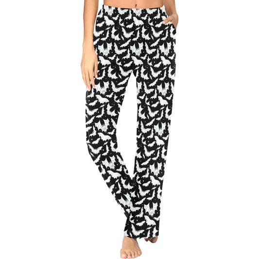 Batty Bats 22 BW Lounge/Pajama Pants with Pockets