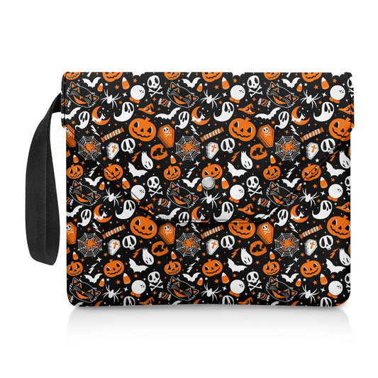 Everything Spooky 21 BWO Cute Halloween Book Kindle Planner Sleeve with Strap