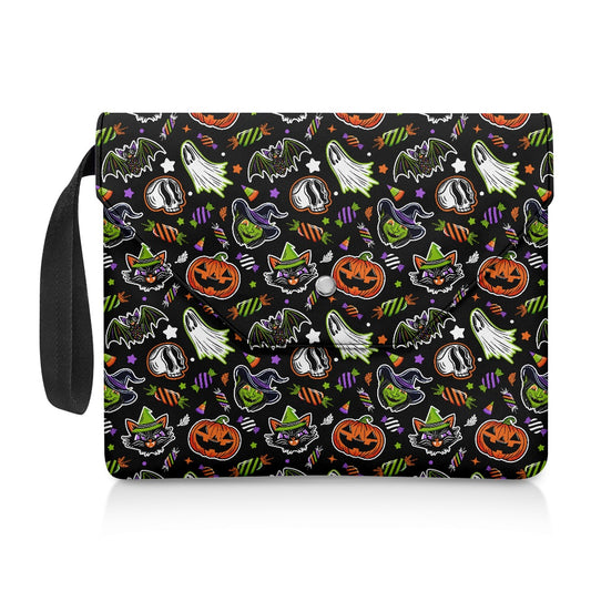 Trick or Treat 24 BWOPG Spooky Gothic Book Kindle Planner Sleeve with Strap