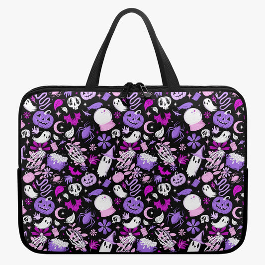 Haunted Hideaway Purple Lavender Magenta Laptop Sleeve