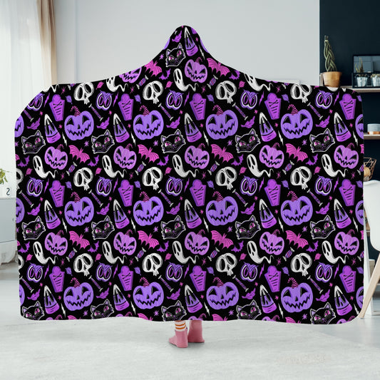 The Creeps 2023 Purple Orchid Hooded Blanket