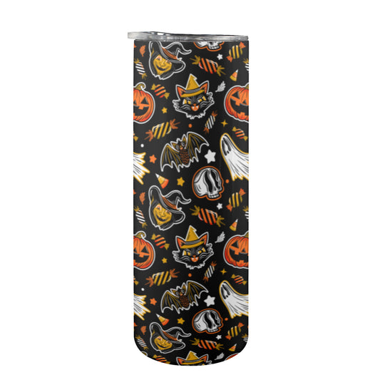 Trick or Treat 24 BWOGLD 20oz Skinny Tumbler