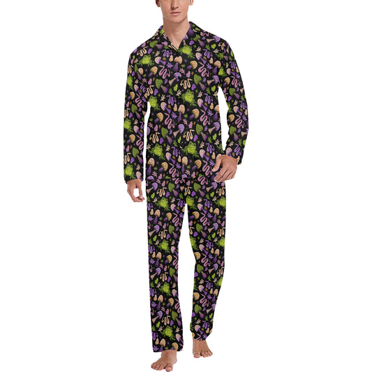 Toad Magick Three Mens and Womens Long Sleeve Pajama Sets No Pockets