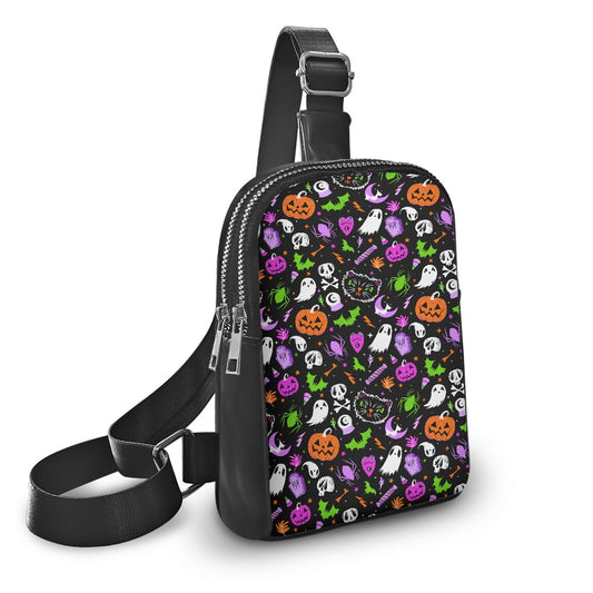 Spooky Cute Halloween BPLO Crossbody Chest Bag Purse