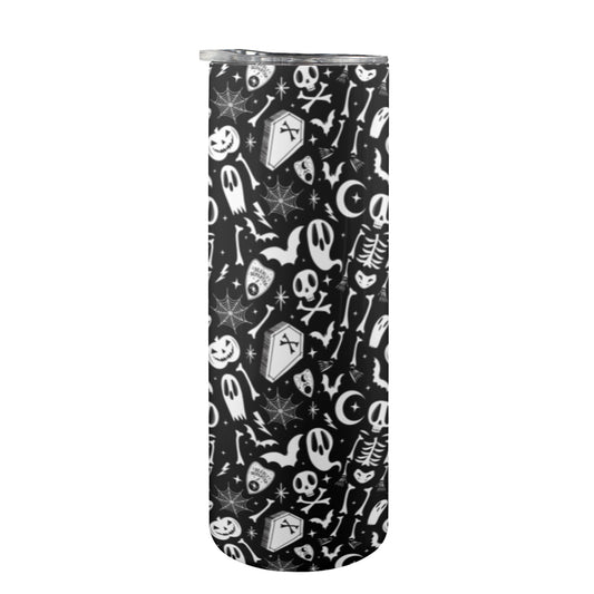 Dearly Departed 21 BW 20oz Skinny Tumbler