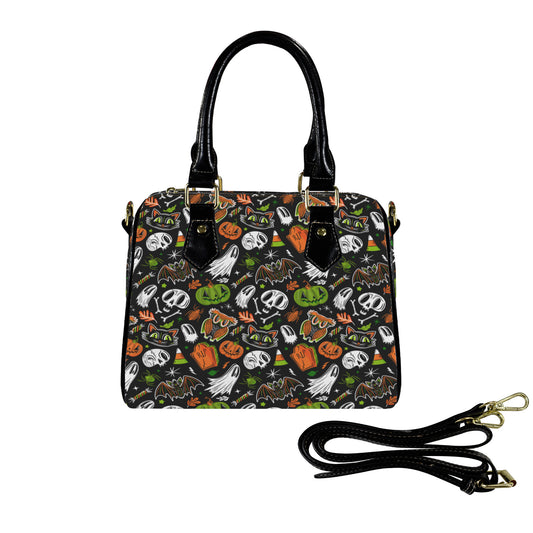 Everything Halloween 24 BOGRN Boston Handbag Purse