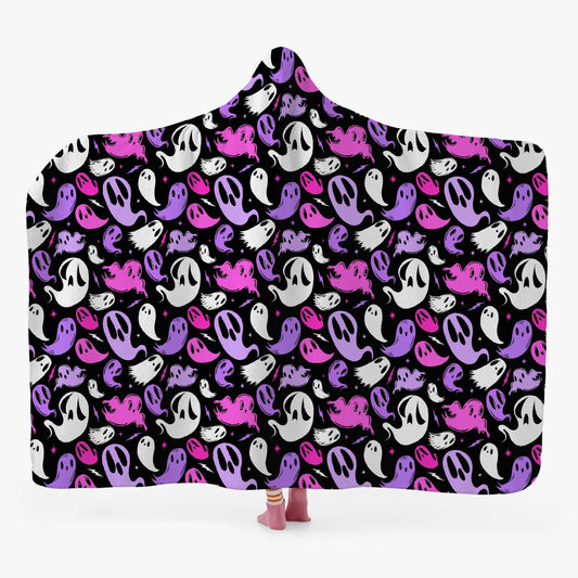 Ghosties 2023 Pink Orchid Hooded Blanket