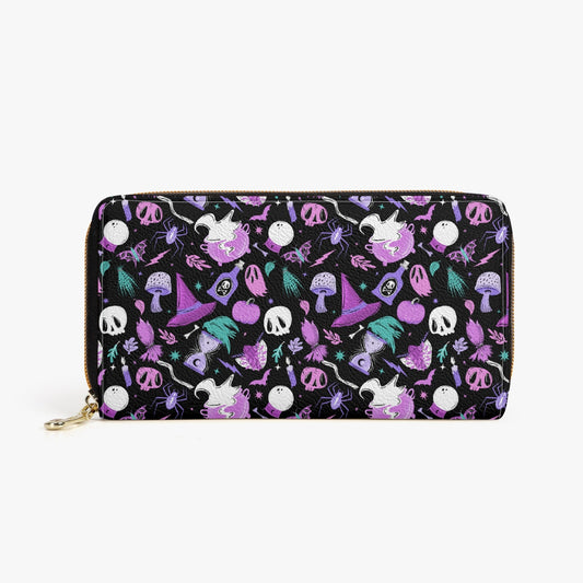 Cast A Spell 2022 Lavender, Orchid, Turquoise Zipper Wallet