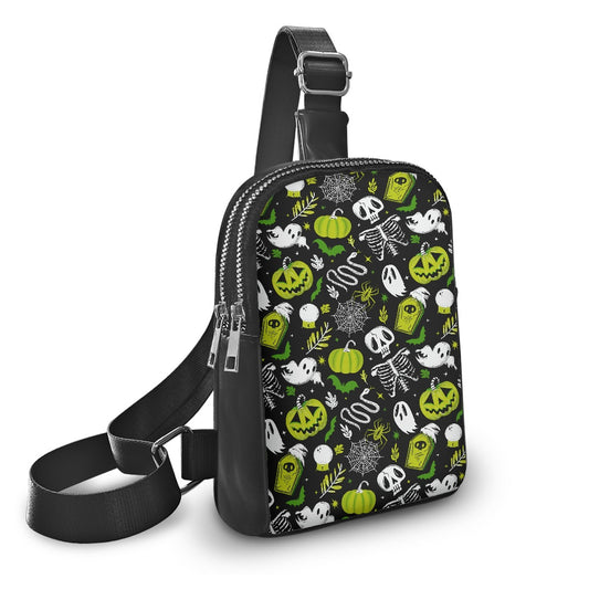 Spooky Everything Halloween 22 BWG Crossbody Chest Bag Purse