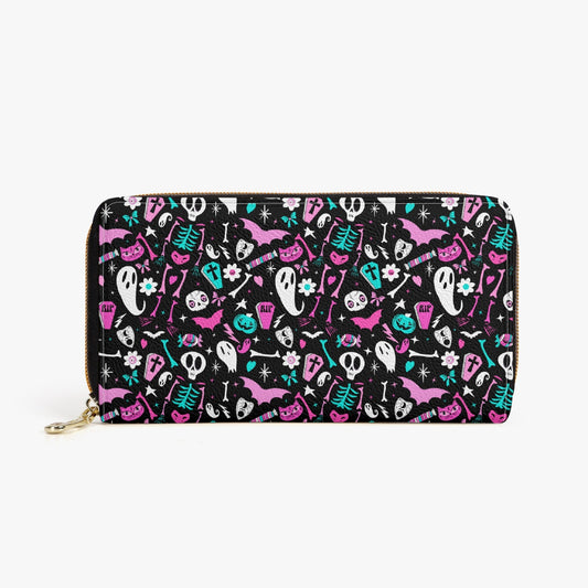 Kreepy Kreeps 2020 Turquoise, Mauve Zipper Wallet