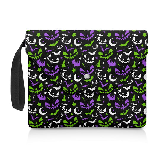 Fun Frights BWPG Spooky Cute Halloween Book Kindle Planner Sleeve with Strap