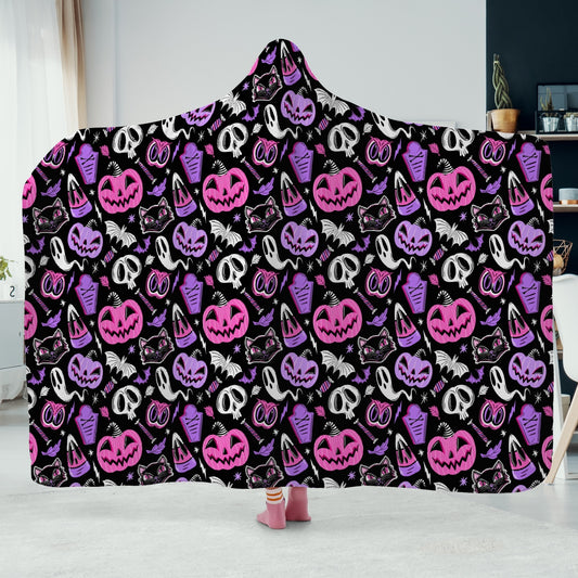 The Creeps 2023 Pink Orchid Hooded Blanket