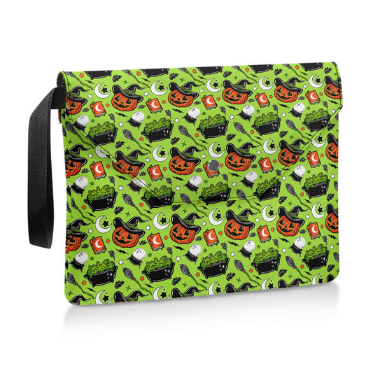 Pumpkin Witch Spooky Cute Halloween Book Kindle Planner Sleeve with Strap