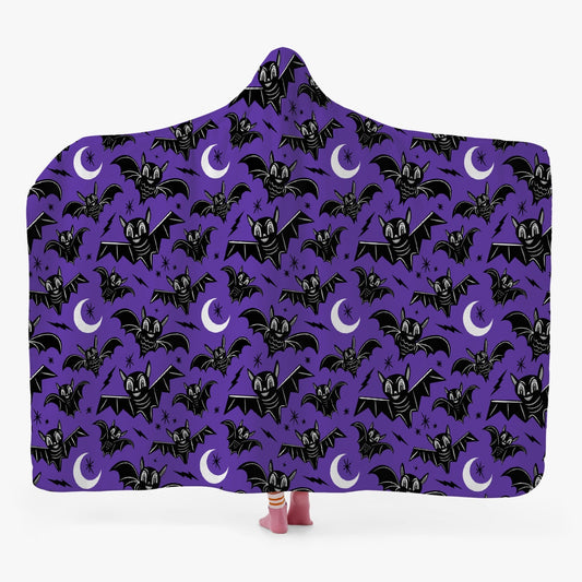 Oh Bats 2023 Purple Hooded Blanket