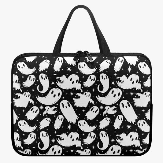 Ghosties 2022 Black and White Laptop Sleeve