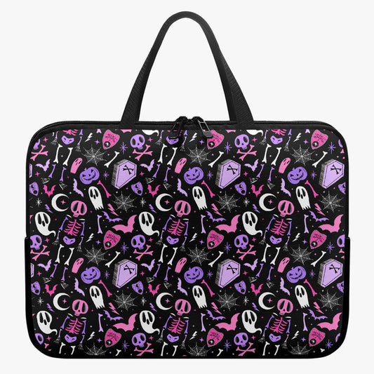 Dearly Departed 2021 Black, White, Pink, Orchid Laptop Sleeve