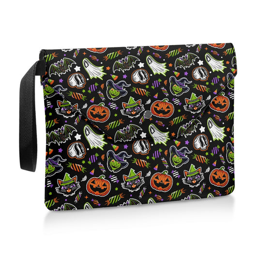 Trick or Treat 24 BWOPG Spooky Gothic Book Kindle Planner Sleeve with Strap