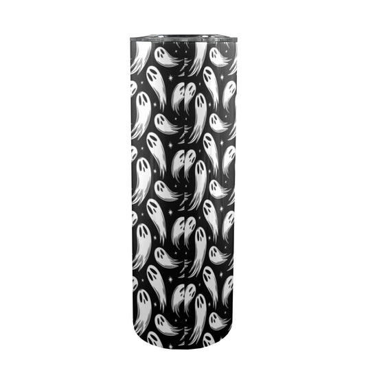 Spooky Spirits 23 BW 20oz Skinny Tumbler